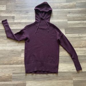 Women’s Size Small Burgundy Hooded Sweatshirt